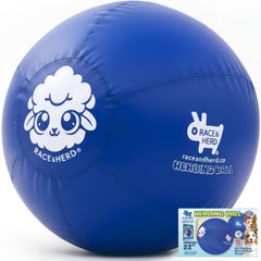 RaceHerd 22-inch XXL Herding Ball front view ideal for backyard training and focus.