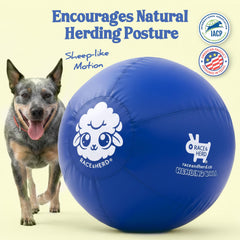 Race&Herd durable rubber close-up blue for long-lasting fetch and training