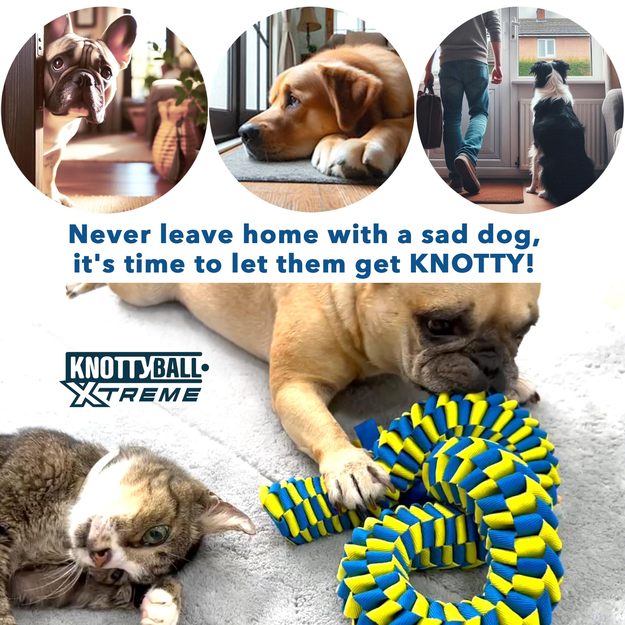 Race&Herd KnottyBall Xtreme use with dogs of all sizes for enrichment