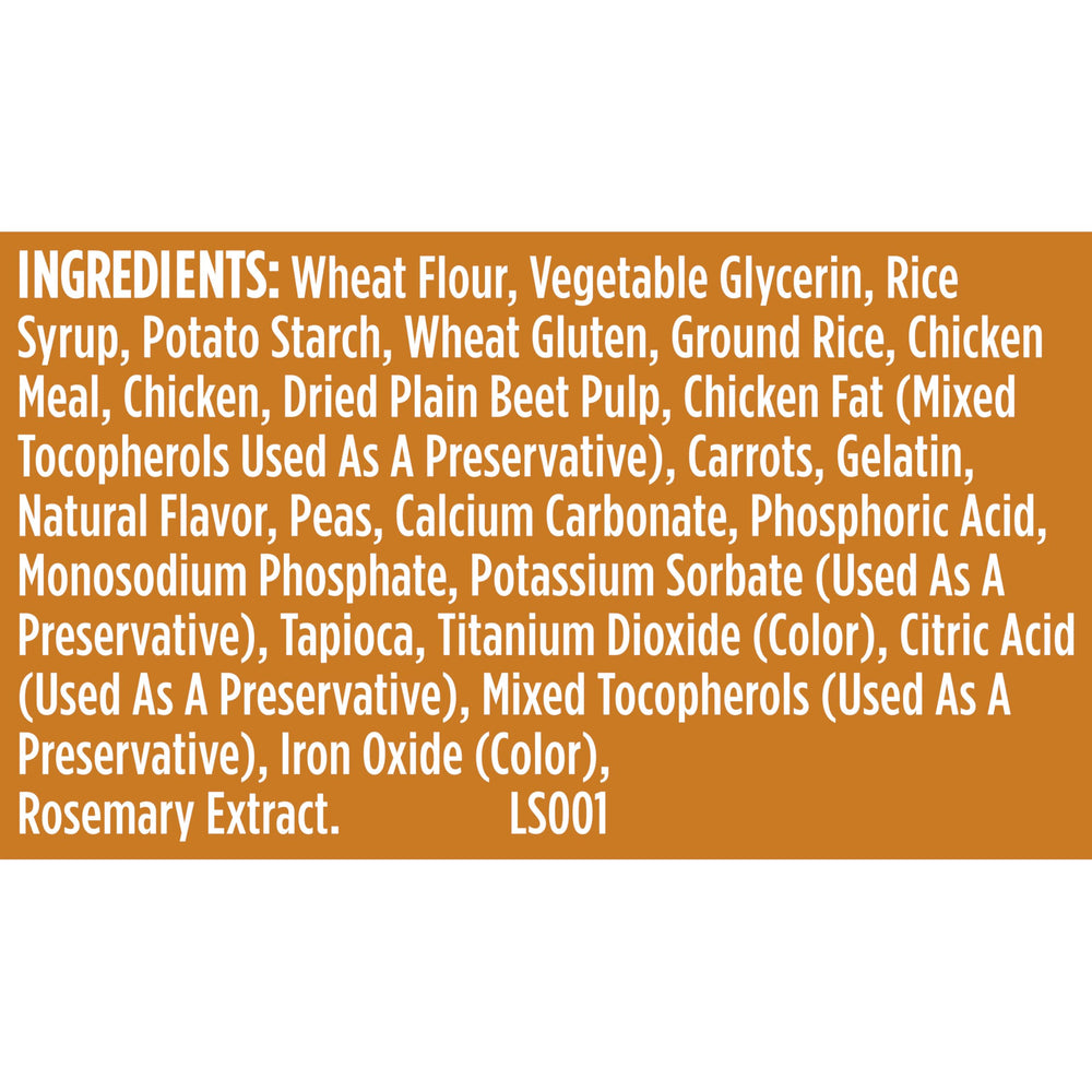 Rachael Ray Nutrish Soup Bones resealable bag—keeps treats fresh for longer.