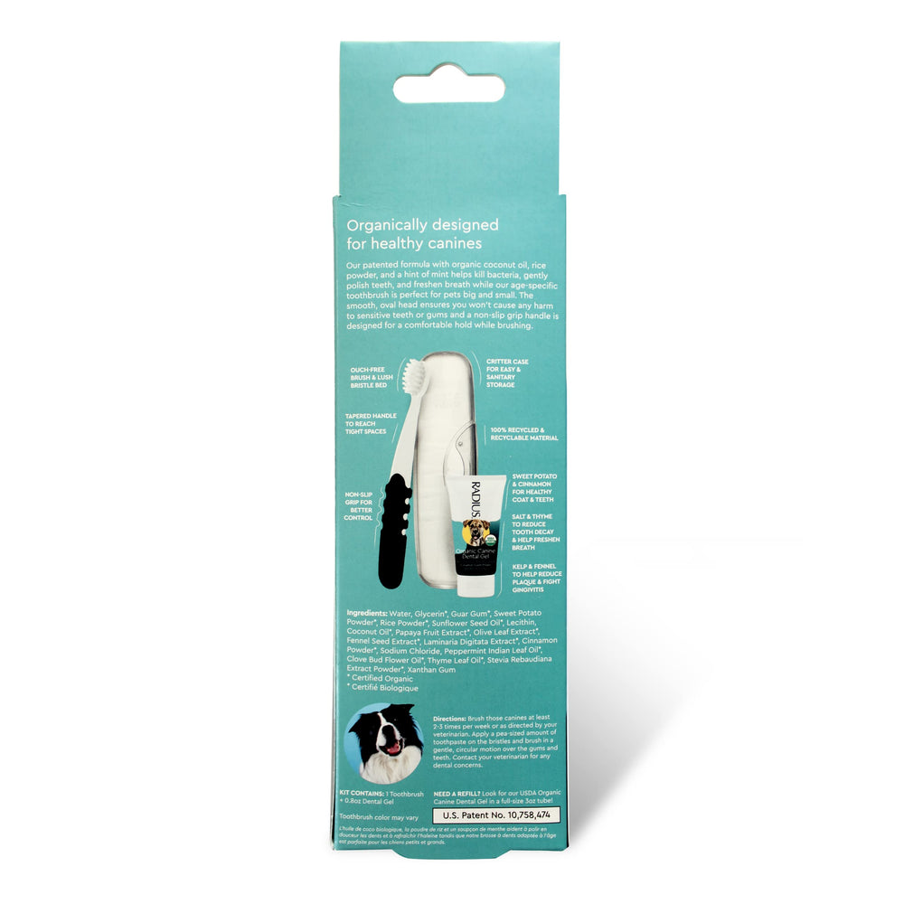 RADIUS biodegradable packaging emphasizes eco-friendly brushing