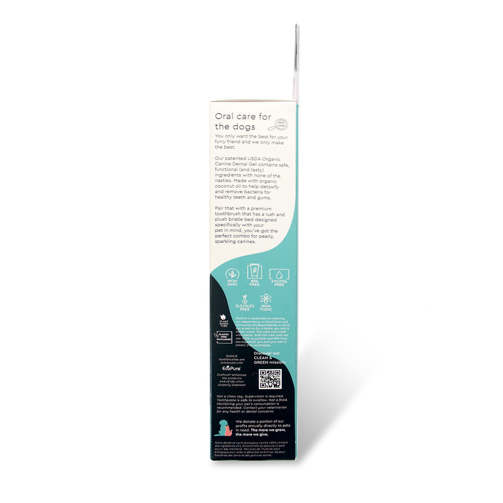 RADIUS corner-less oval head reaching tight mouth areas