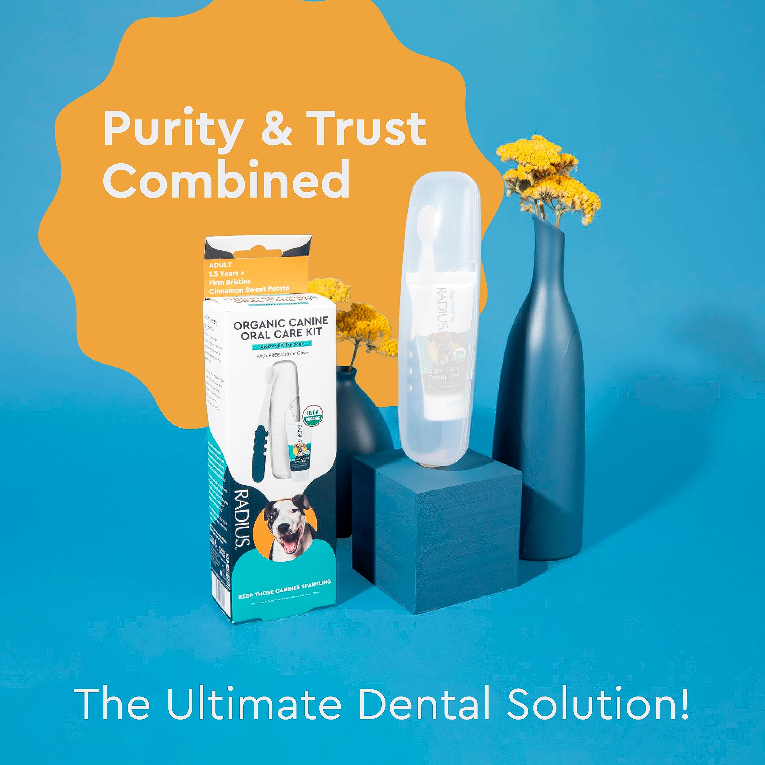 RADIUS non-slip brush handle for stable brushing control