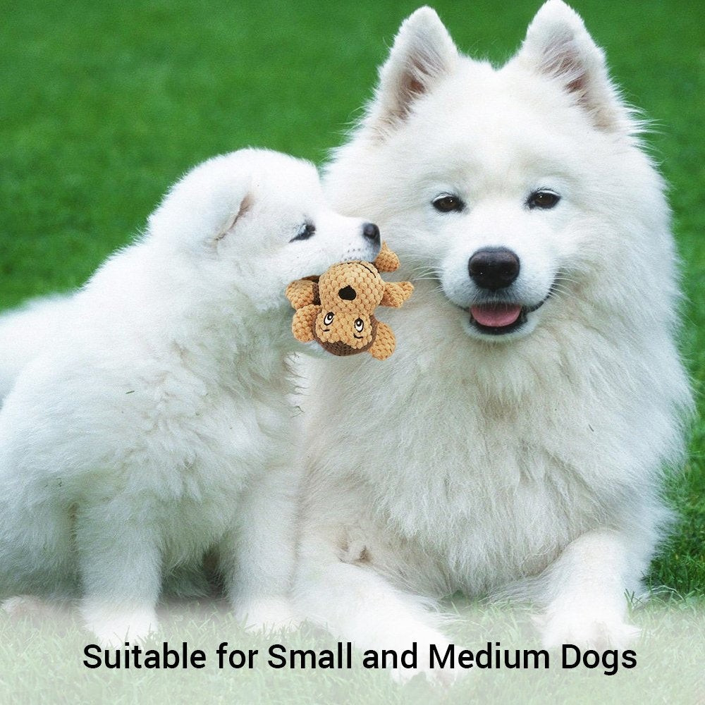 Raffaelo dog toy inside-squeakers-dual provides lively sounds to reward attention when you’re away.