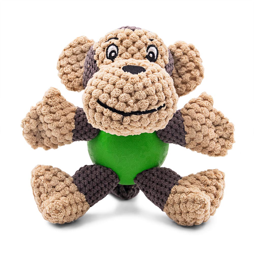 Raffaelo dog toy monkey-chew 15x16cm for engaging chew sessions and teething relief.