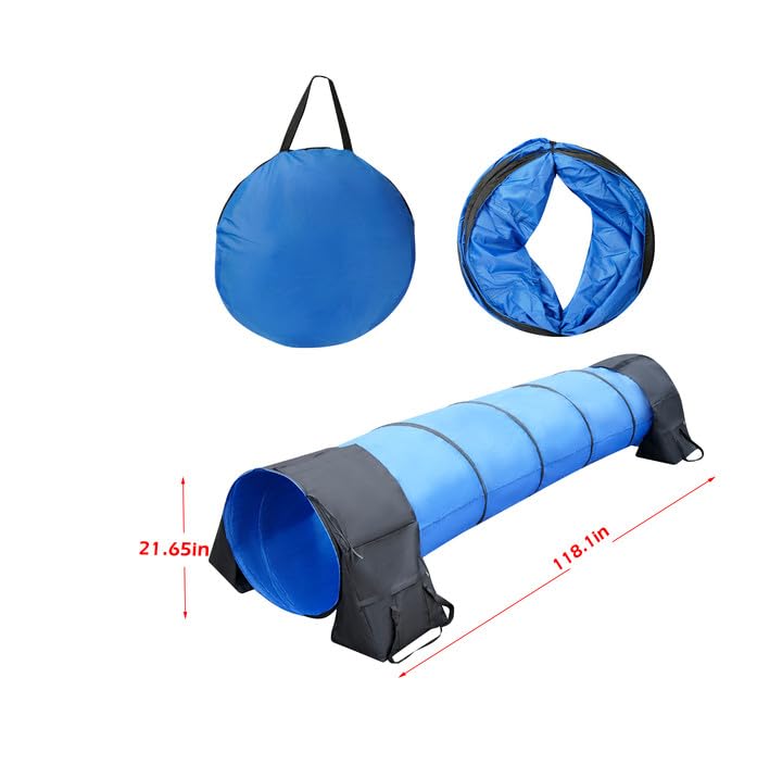 Rain Queen regulation-size tunnel emphasizes durability for AKC NADAC compliant practice.