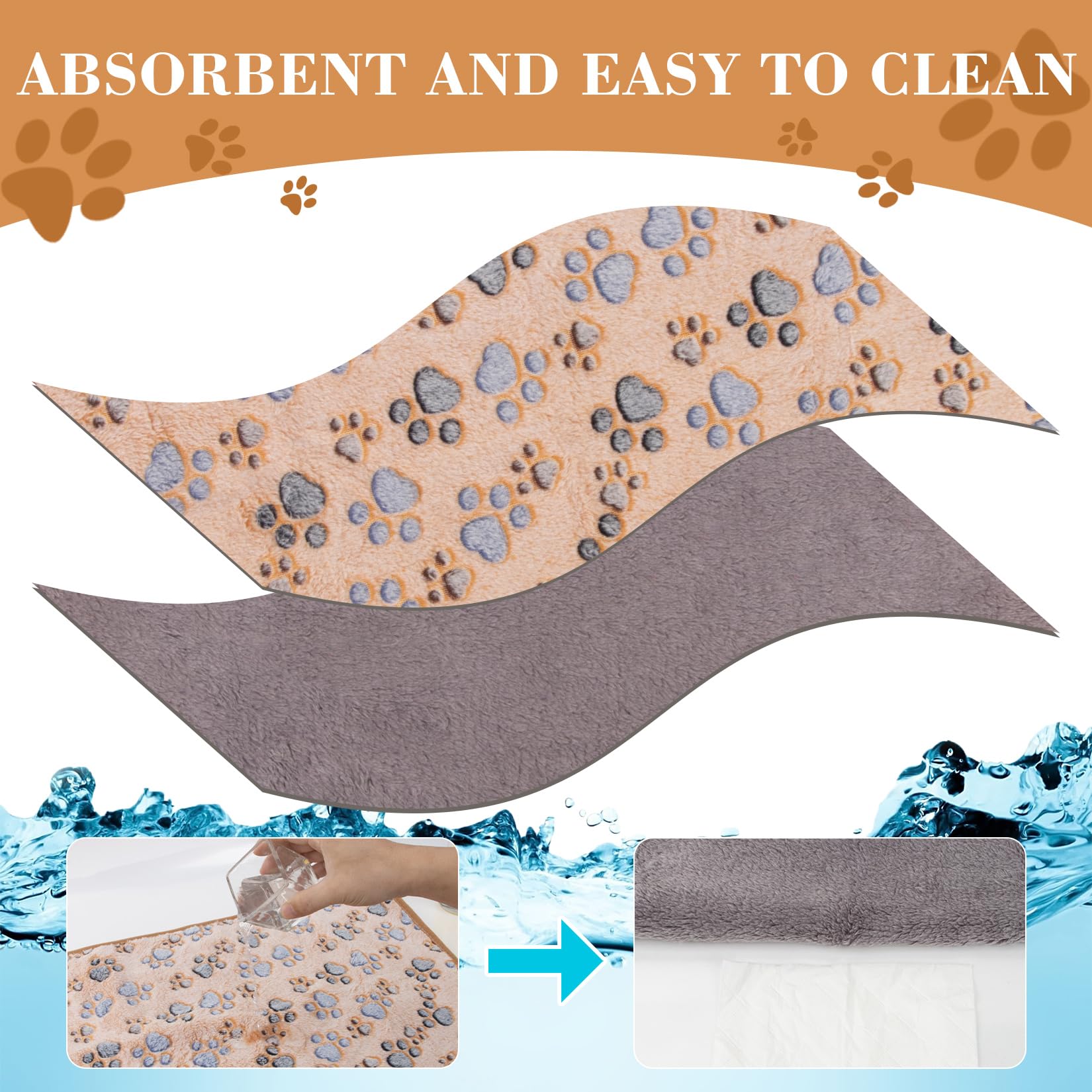 RAINFLOW guinea pig fleece blanket machine washable for quick, easy cleanup.