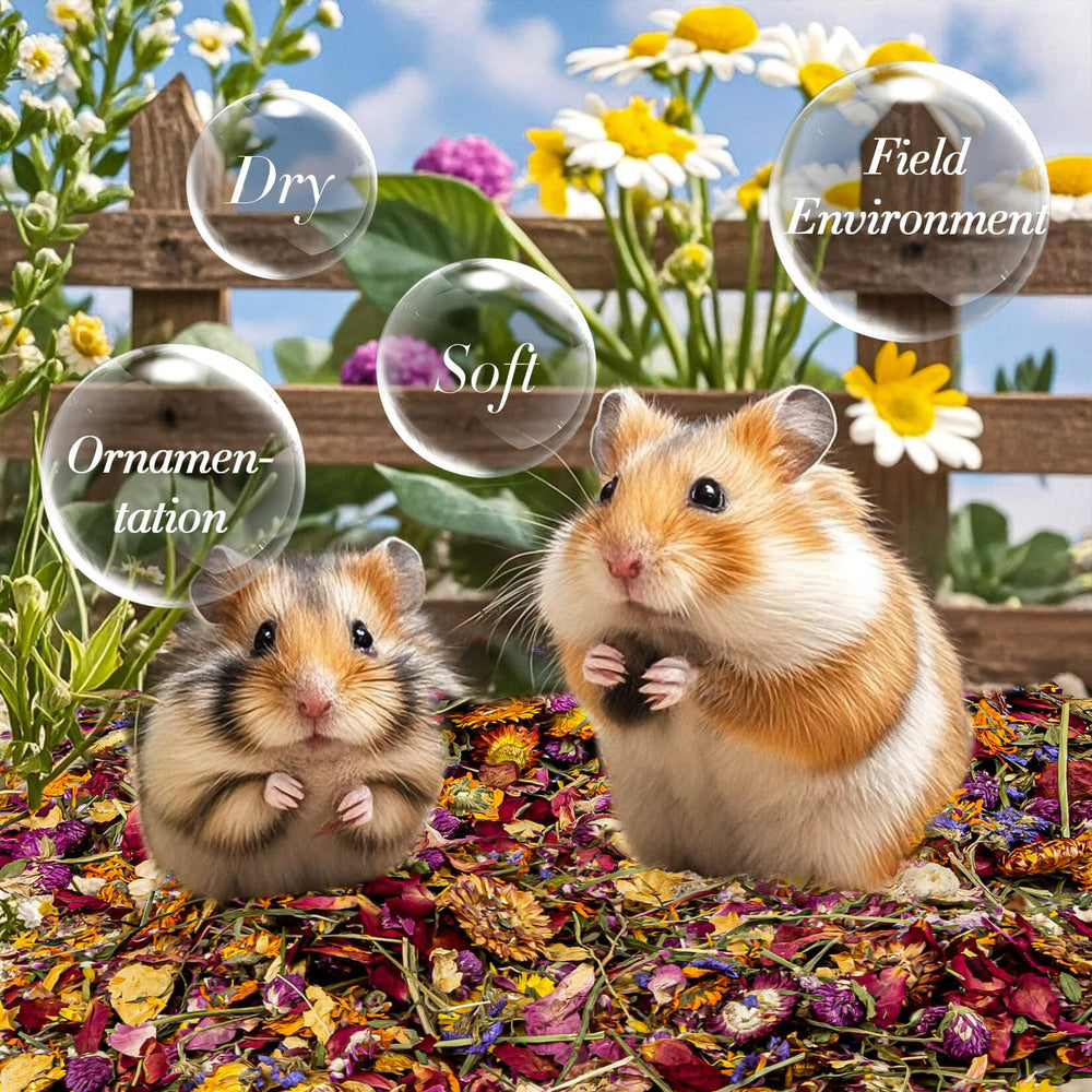 RAINFLOW hamster bedding soft texture demonstrates dry, safe surface ideal for digging and burrowing