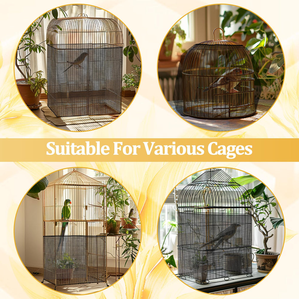 RAINFLOW stylish cage cover enhances cage appearance while keeping it clean.