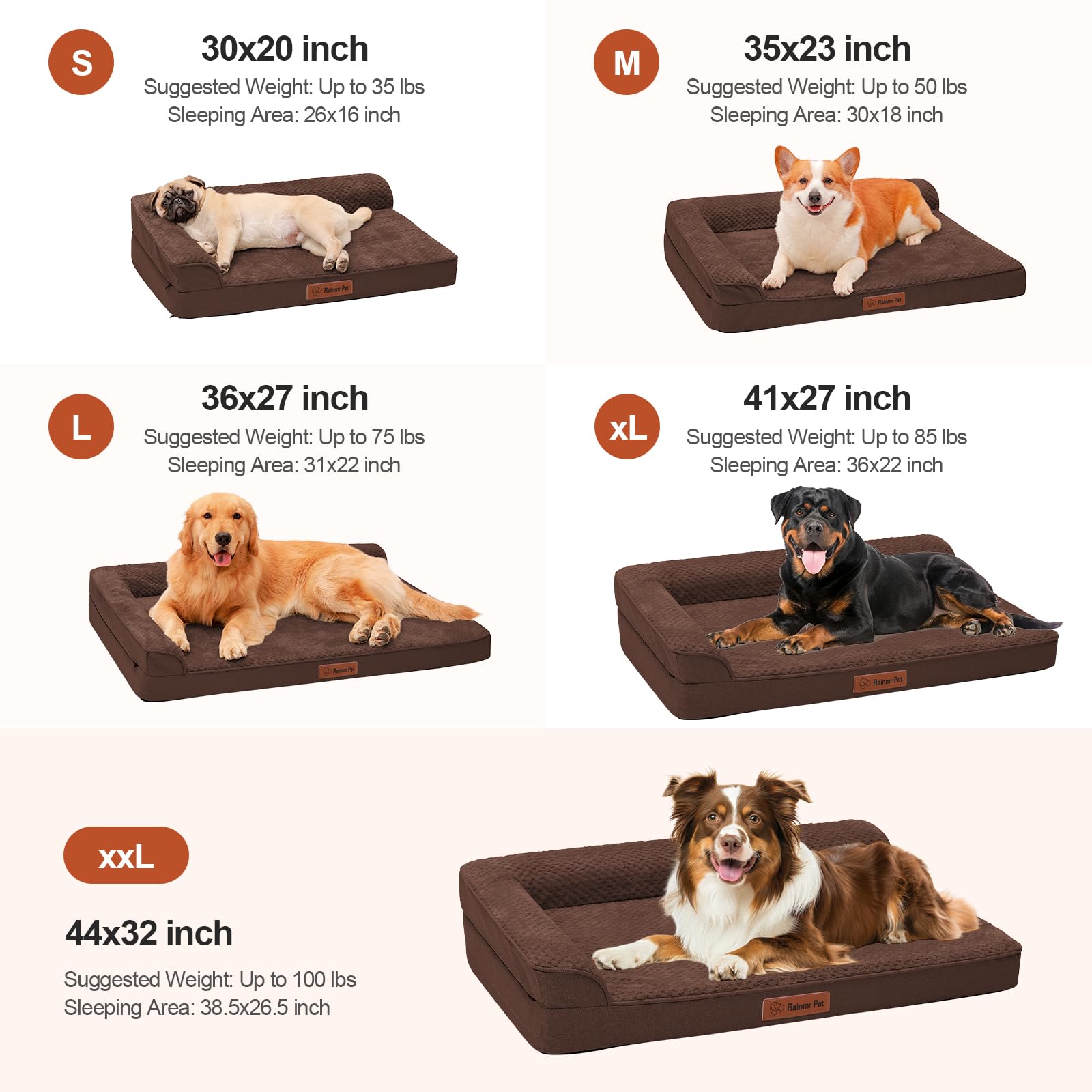 Rainmr non-slip bottom keeps the bed stable on any floor surface.