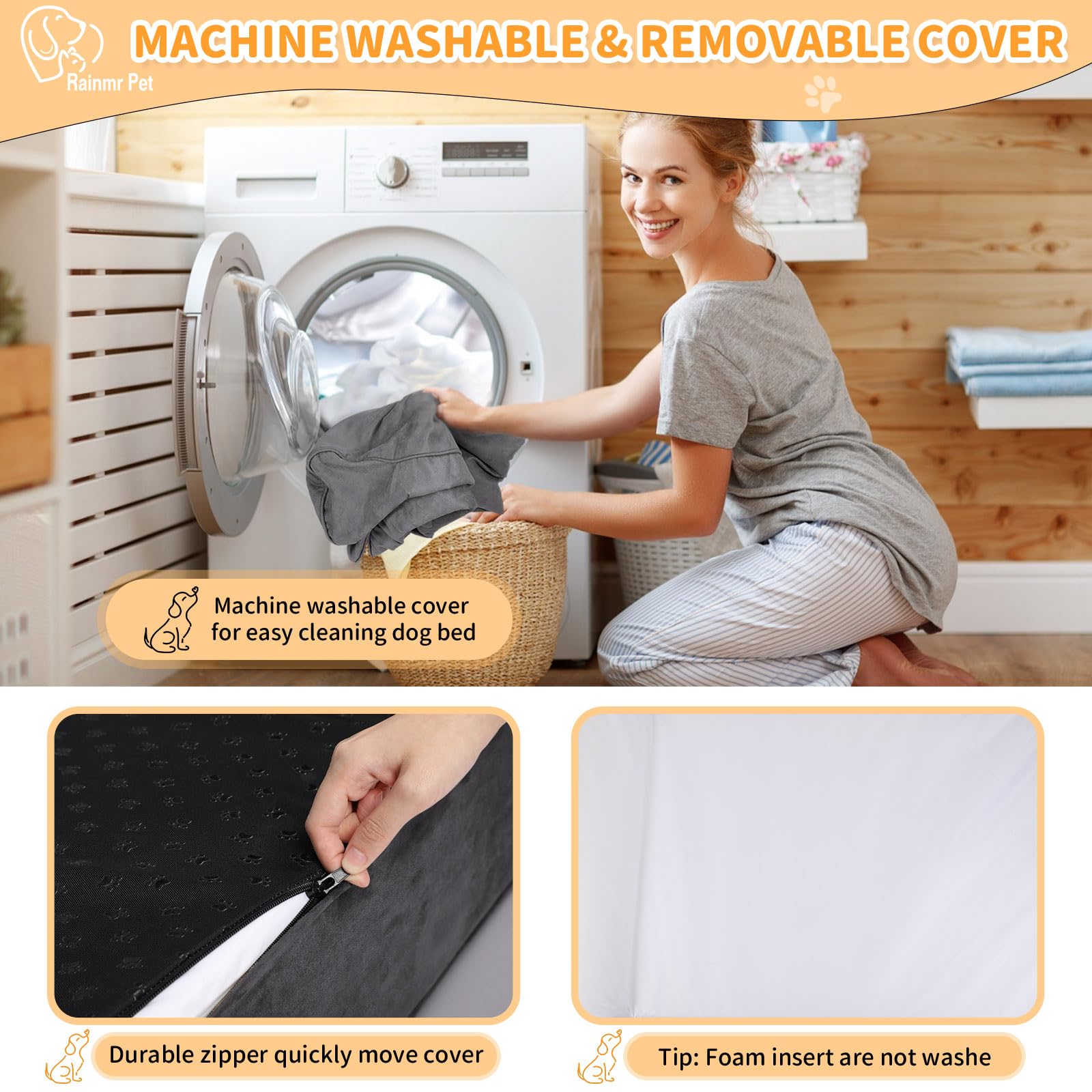 Rainmr 4-inch headrest pillow distributes pressure for comfortable rest.