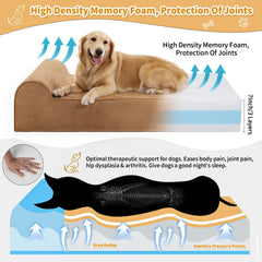 Rainmr orthopedic dog bed waterproof liner interior aids cleanups after accidents.