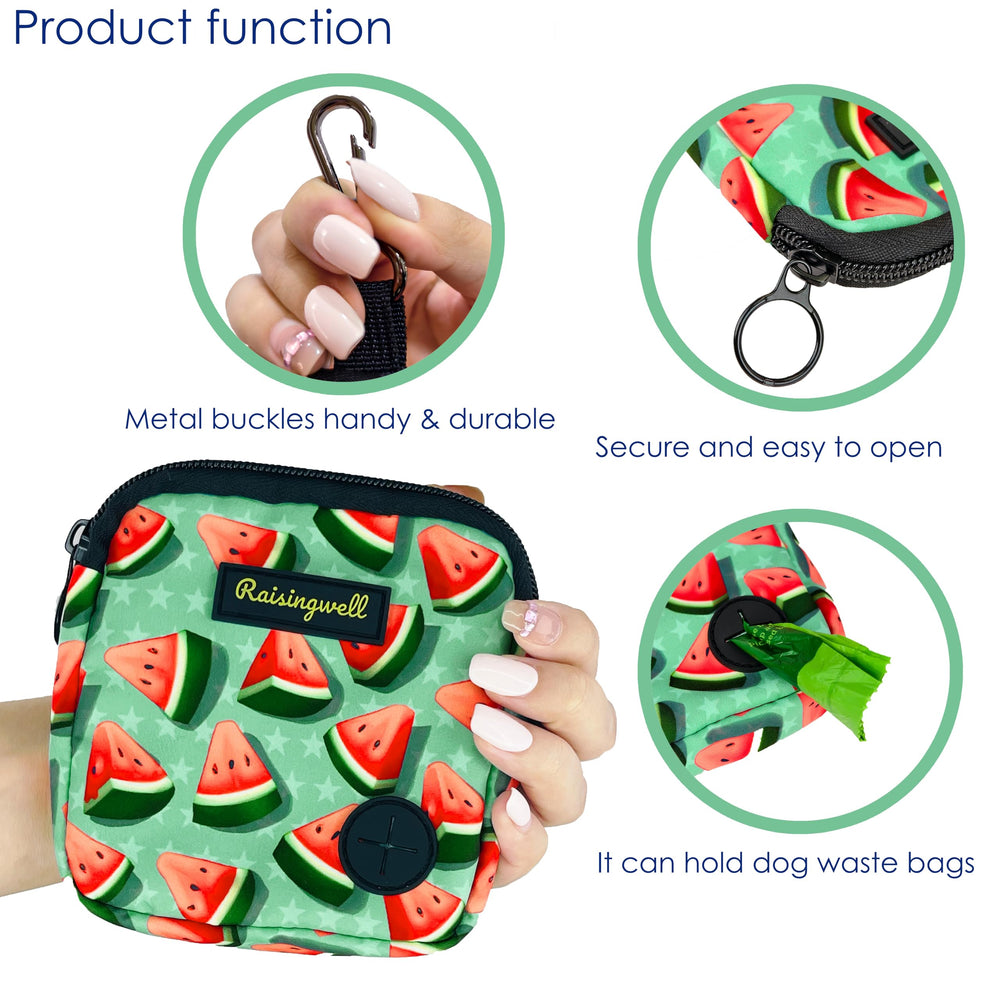 Raisingwell bolsillo interno para bolsas de desecho, práctico durante salidas cortas.