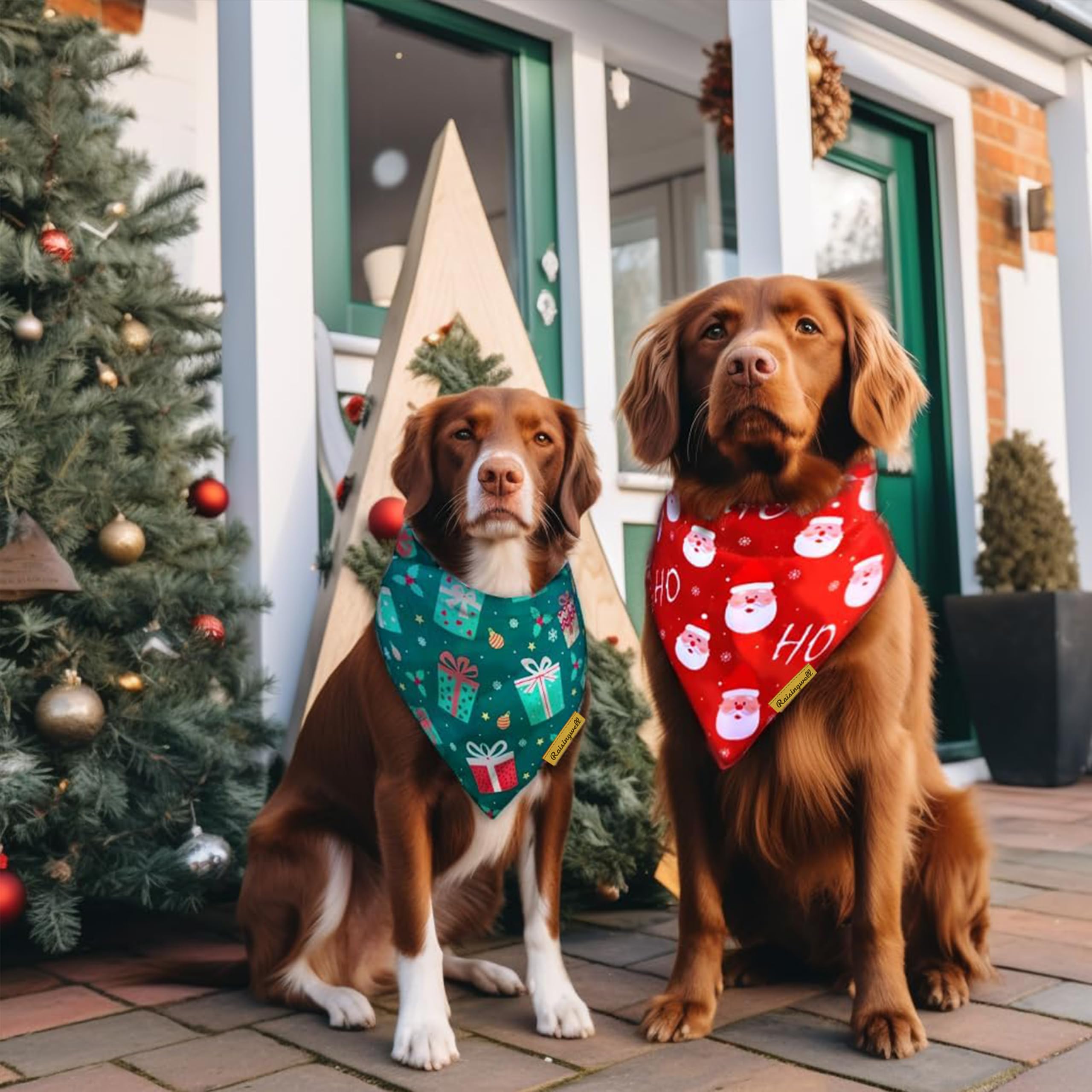 Raisingwell festive dog accessory ideal for photos and gifts