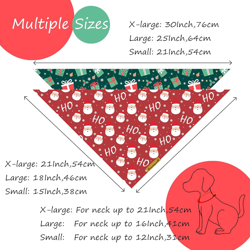 Raisingwell Christmas bandana with reindeer pattern adds playful holiday charm