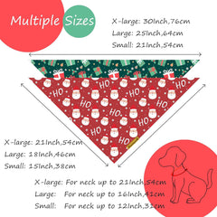 Raisingwell Christmas bandana with reindeer pattern adds playful holiday charm