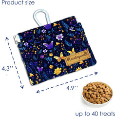 Raisingwell dog treat pouch with carabiner for hands free walks