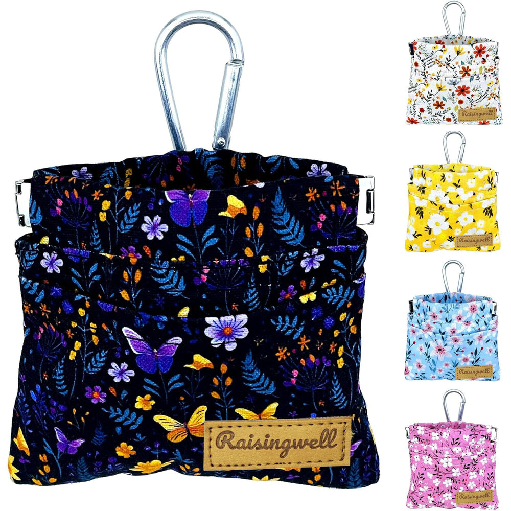 Raisingwell dog treat pouch closed opening for quick access