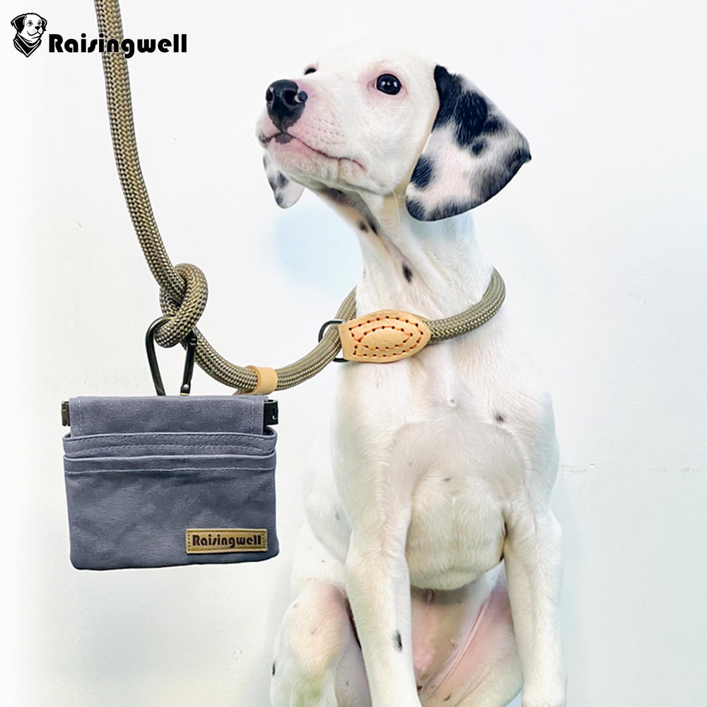 Raisingwell dog treat pouch is easy to wipe clean or machine wash.