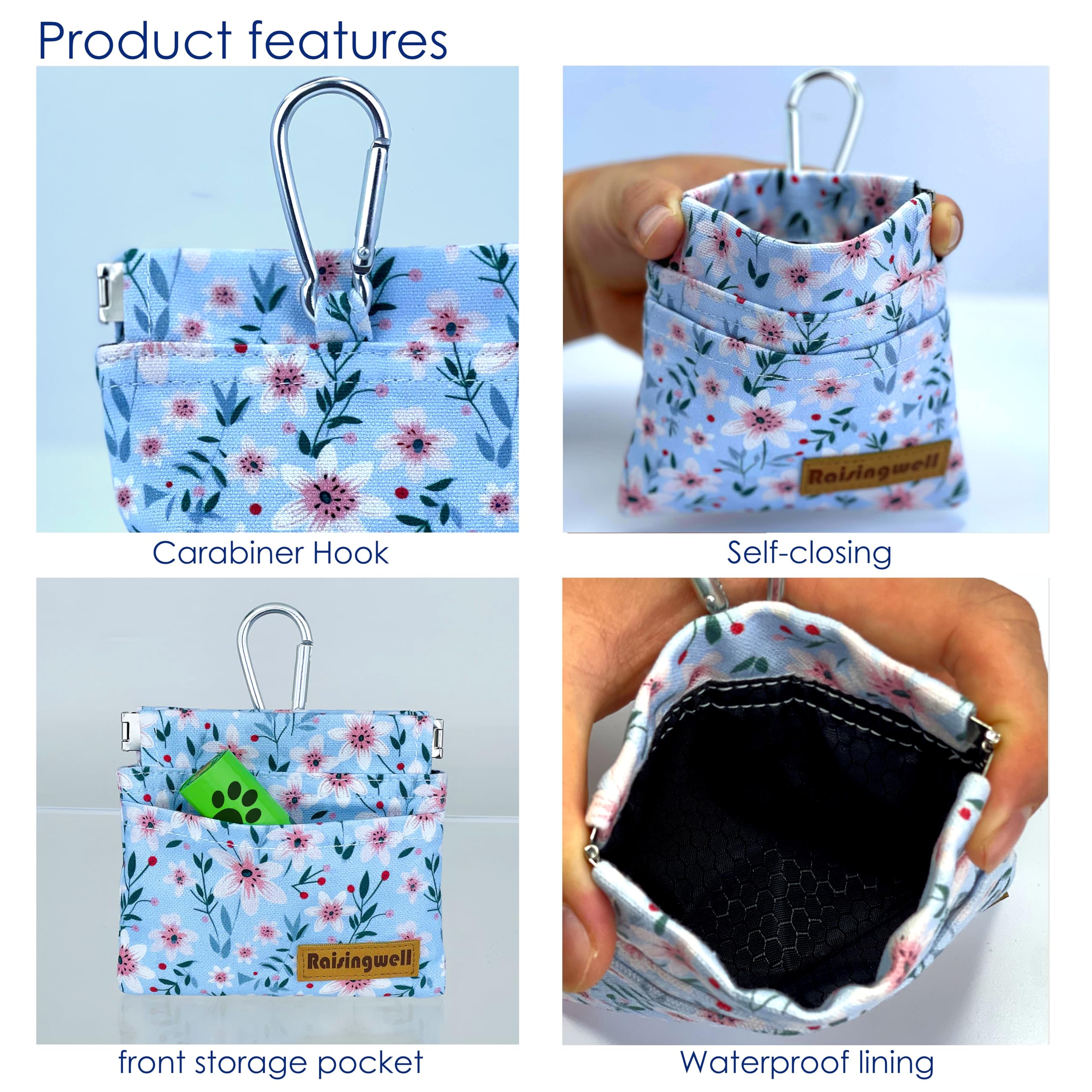 Raisingwell auto-close opening keeps snacks secure between grabs