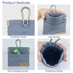 Raisingwell dog treat pouch floral pattern adds color for stylish outdoor outings.