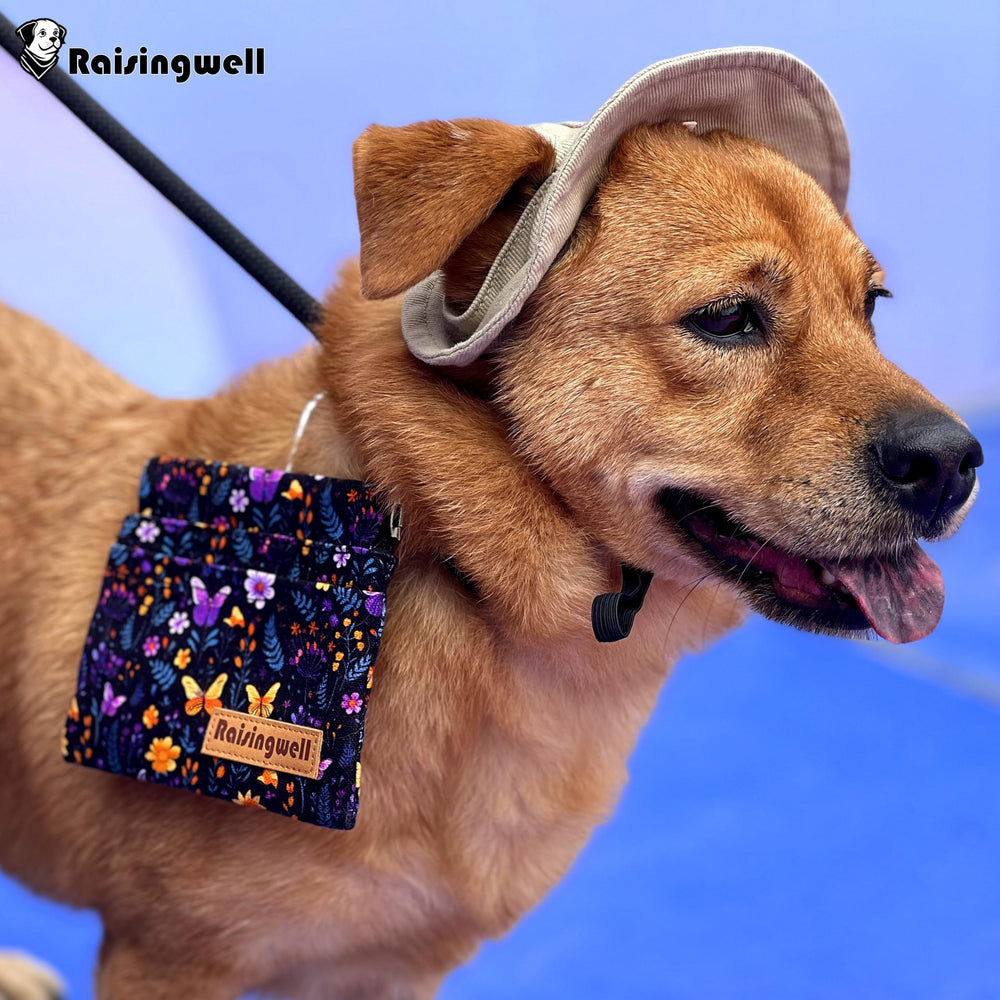 Raisingwell washable vegan cotton pouch stays fresh after use