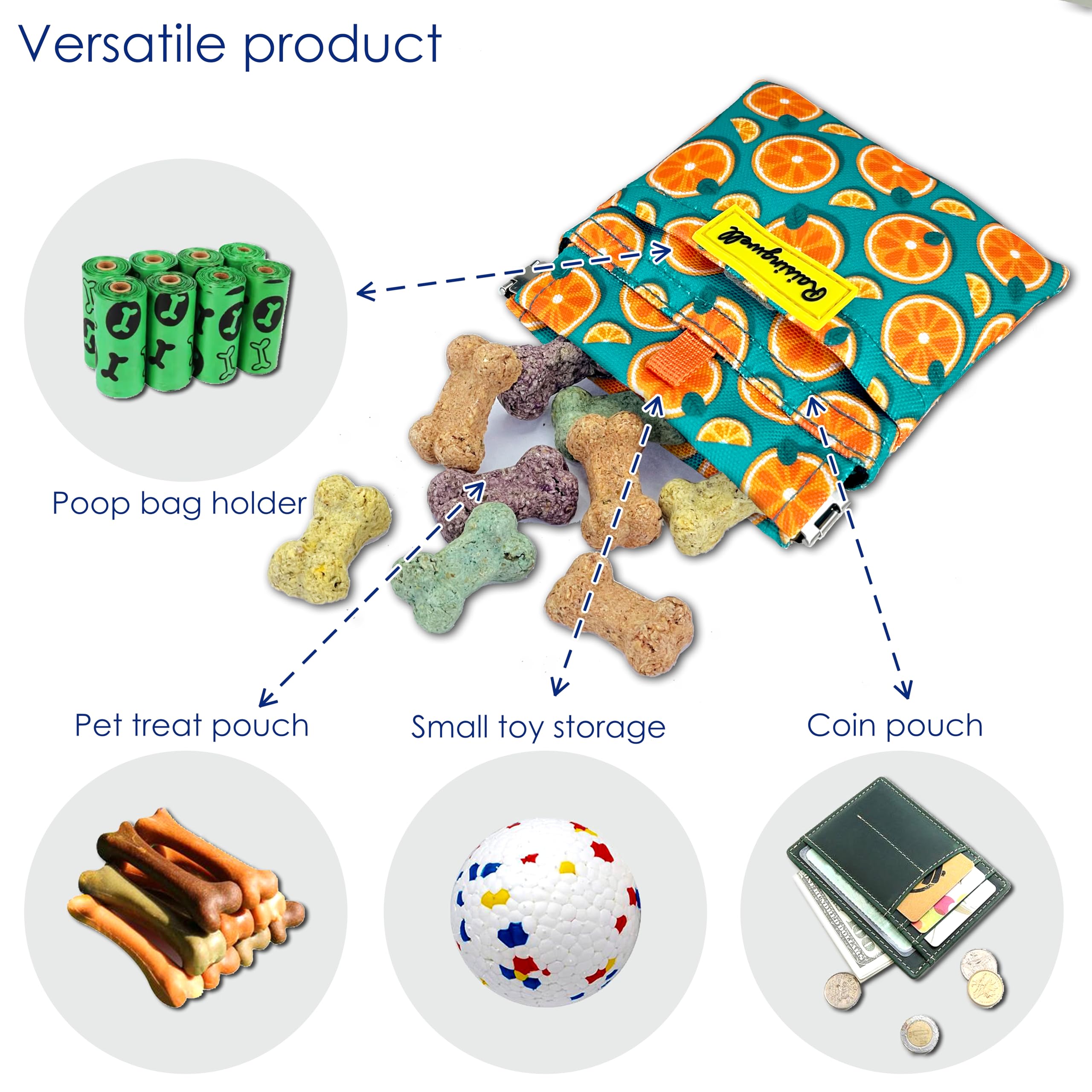 Raisingwell pouch with waterproof lining keeps messy spills contained