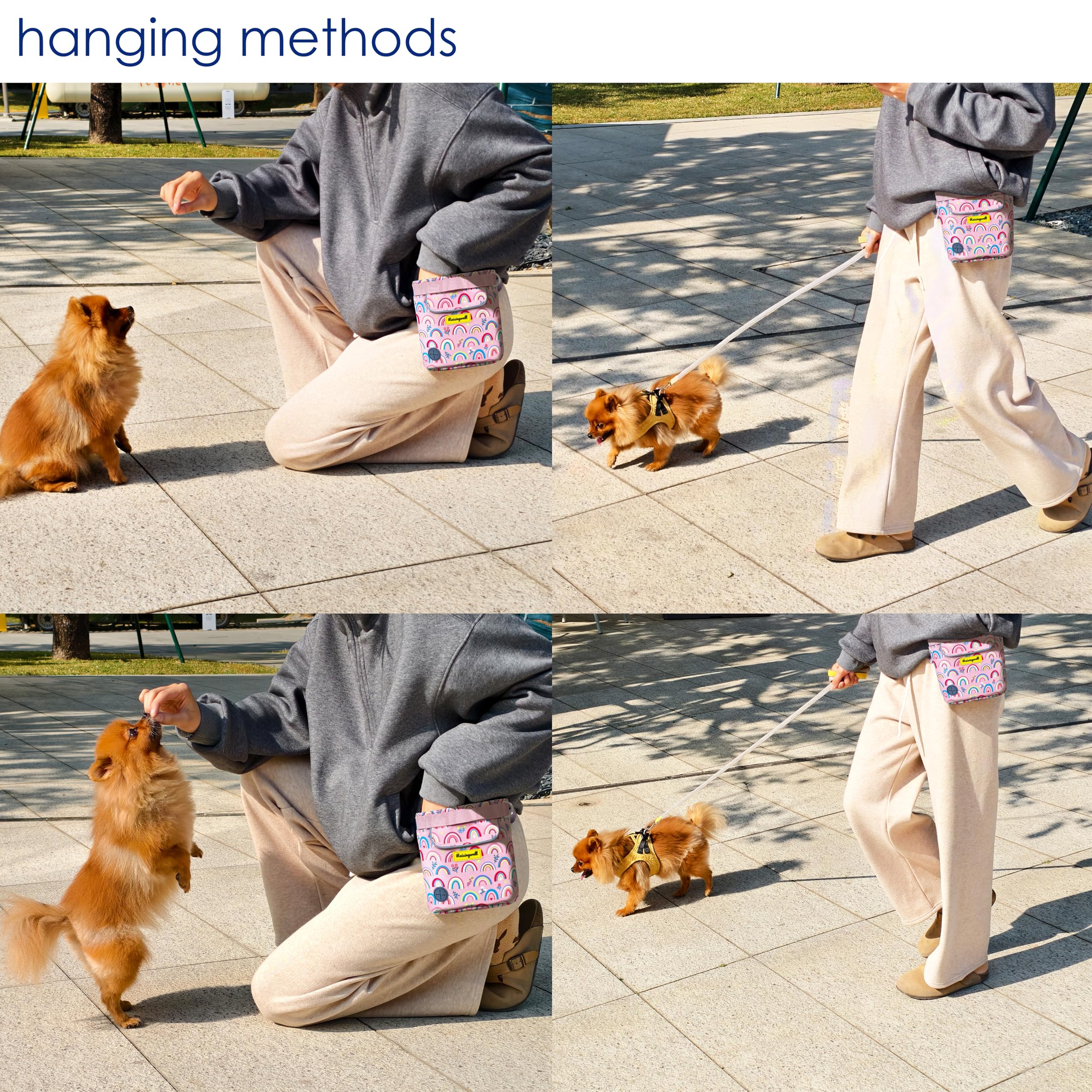 Raisingwell waterproof lining protects interiors from spills during active outdoor walks.