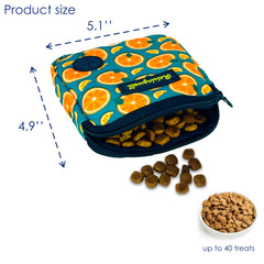 Raisingwell dog treat pouch zipper closure keeps snacks secure during play.