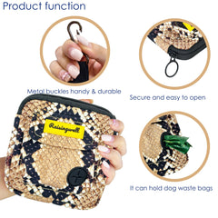 Raisingwell zippered pocket with carabiner in action during walks