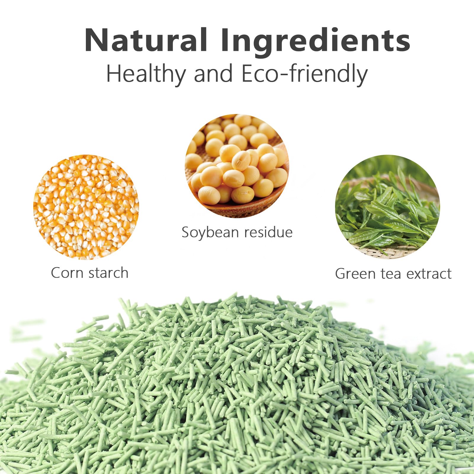 Raki Venus Tofu Cat Litter flushable design allows easy disposal in plumbing.