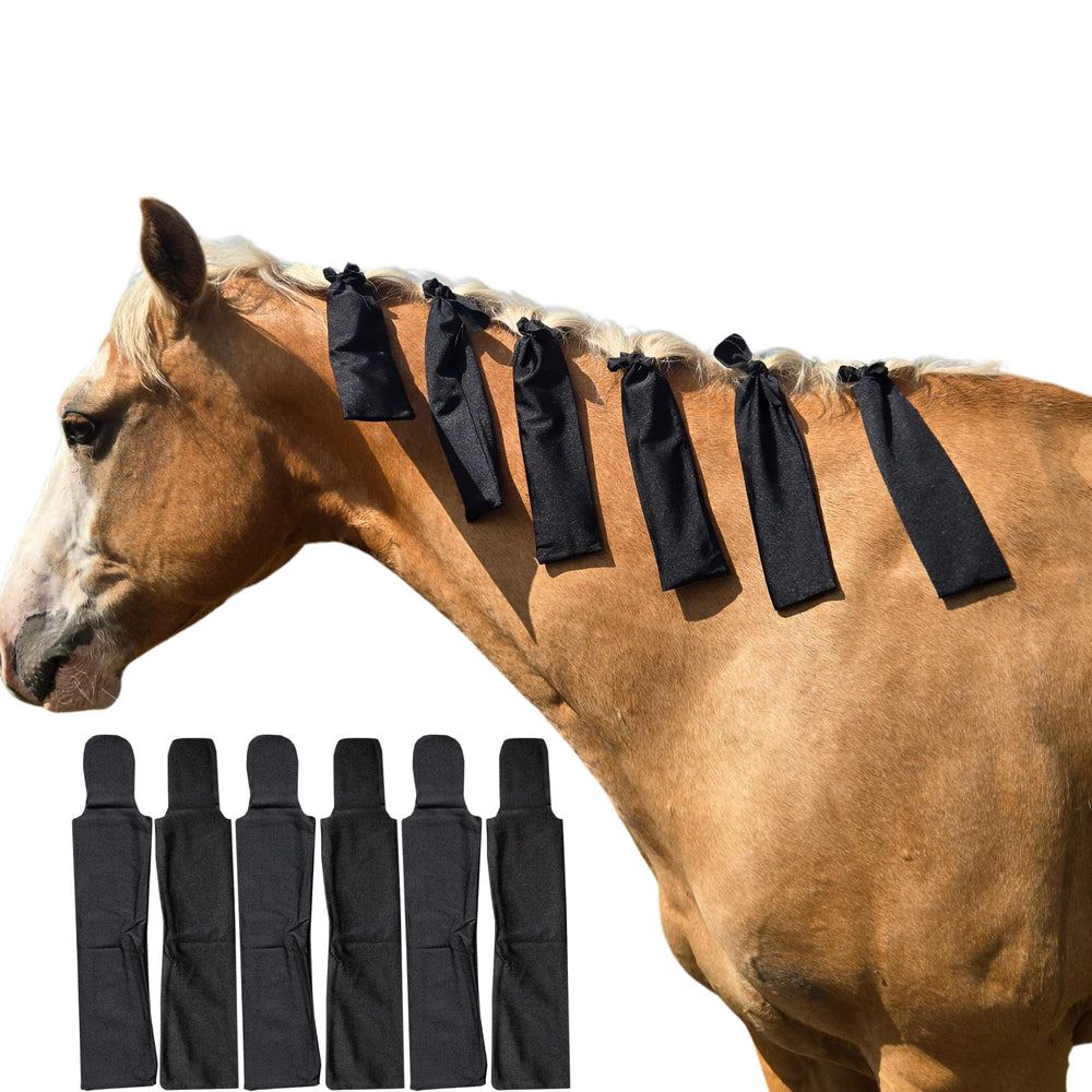 Ranch Hand Store mane bags shield a horse's mane from wind, sun and mud