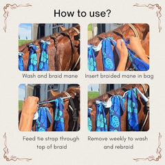 Ranch Hand Mane Bags save grooming time with easy maintenance