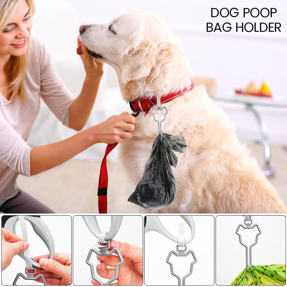Ranjaner two-pack poop bag holders stay lightweight without adding bulk.