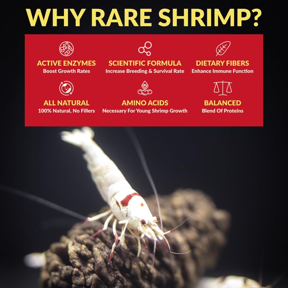 Rare Shrimp Professional Food Taiwan breeder formula emphasizes premium nutrition.