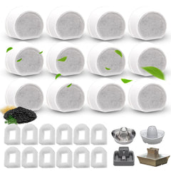 RASIEYA carbon filter for dog and cat fountains provides clean, odor-free water.