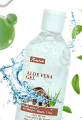 Raslok Aloe Vera Gel packaging image demonstrates packaging for convenient at-home care.