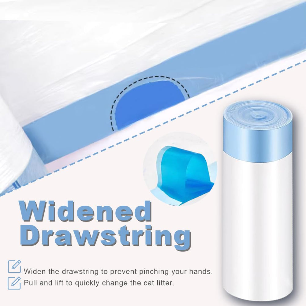 Rastalola easy-install and replace liner simplifies weekly setup and odor control.