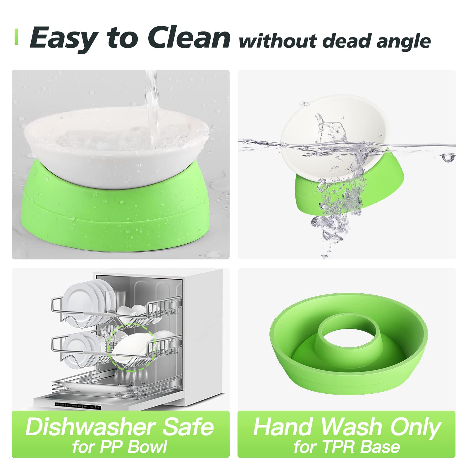 Ravitat elevated cat bowl emphasizes spine-friendly design for neck comfort.