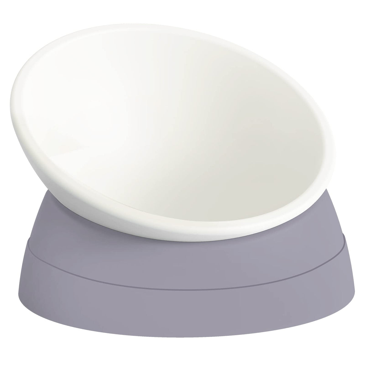 Ravitat elevated cat food bowl tilt-adjustable shows adjustable angle for comfortable meals