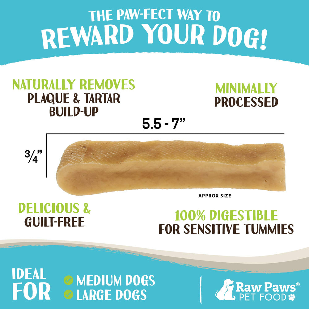 Raw Paws Himalayan yak chews dog chew action shows tough chew for strong chewers