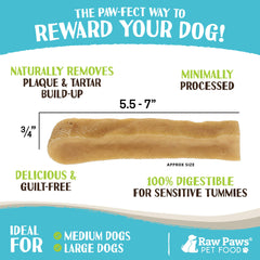 Raw Paws Himalayan yak chews dog chew action shows tough chew for strong chewers
