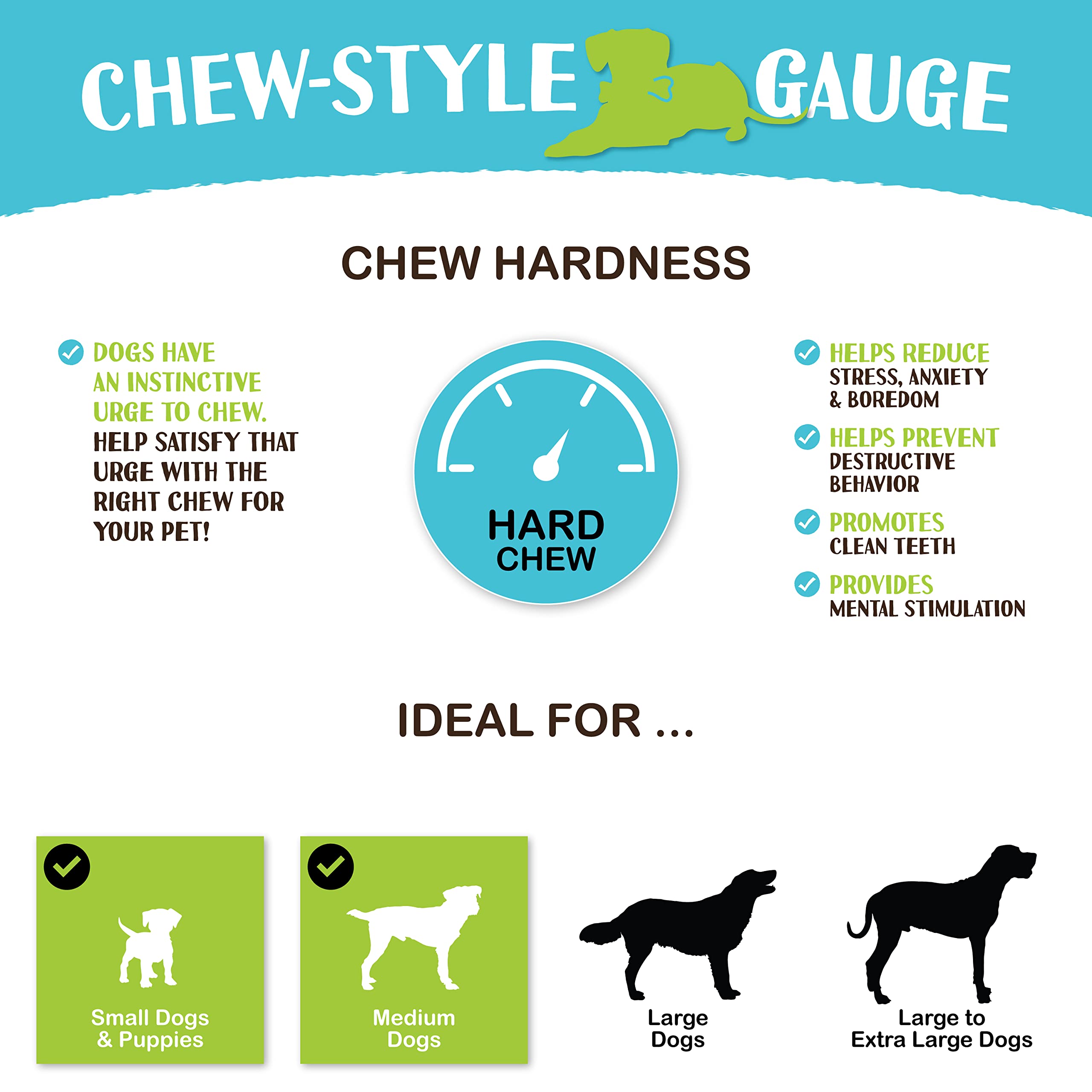 Raw Paws natural pressed rawhide bones emphasize single-ingredient dog chews