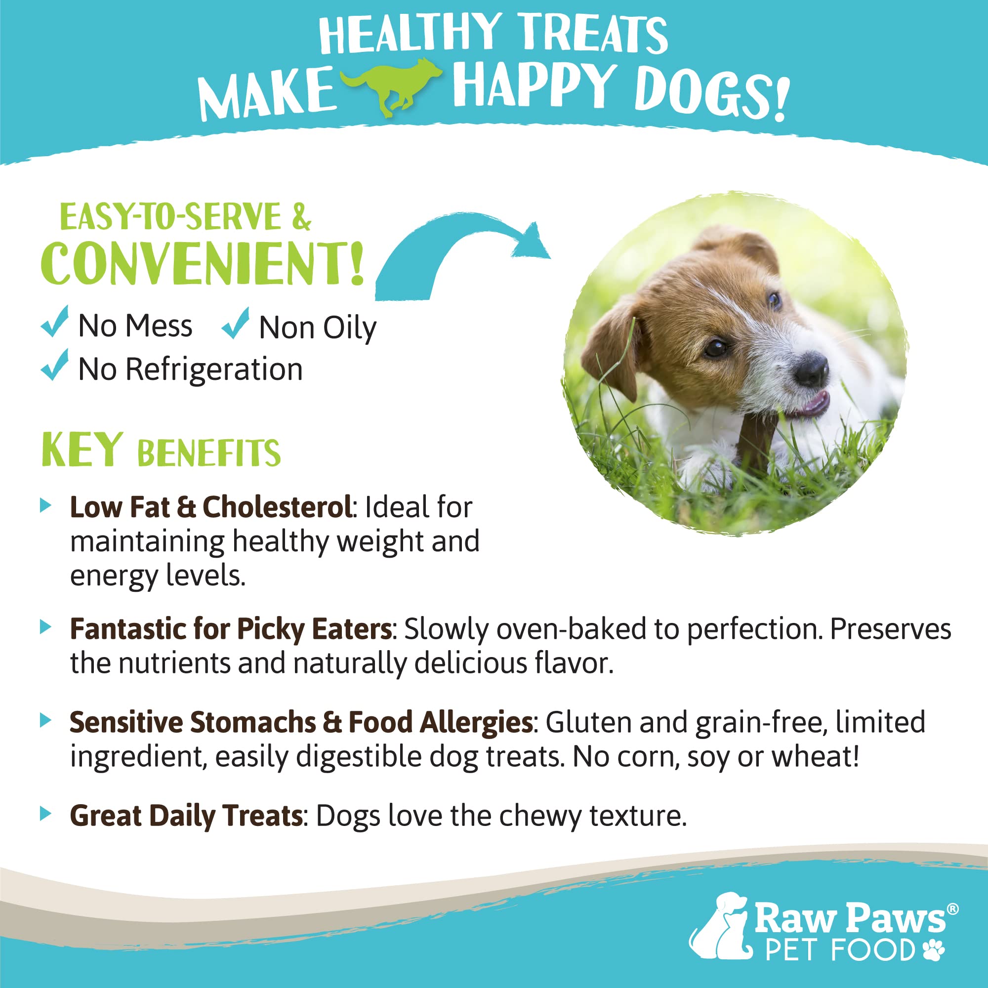 Raw Paws venison nutrition panel close-up highlighting iron and zinc content.