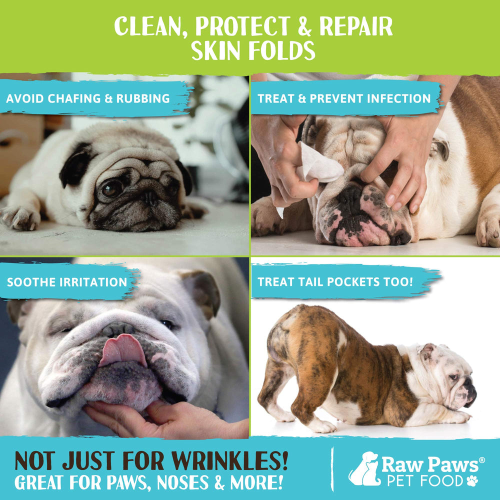 Raw Paws wrinkle and skin balm ingredients jojoba aloe present a natural option for gentle skin care.