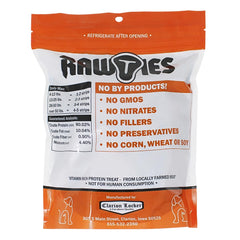 RAW TIES freeze-dried beef heart close-up highlighting natural beef texture for canine meals