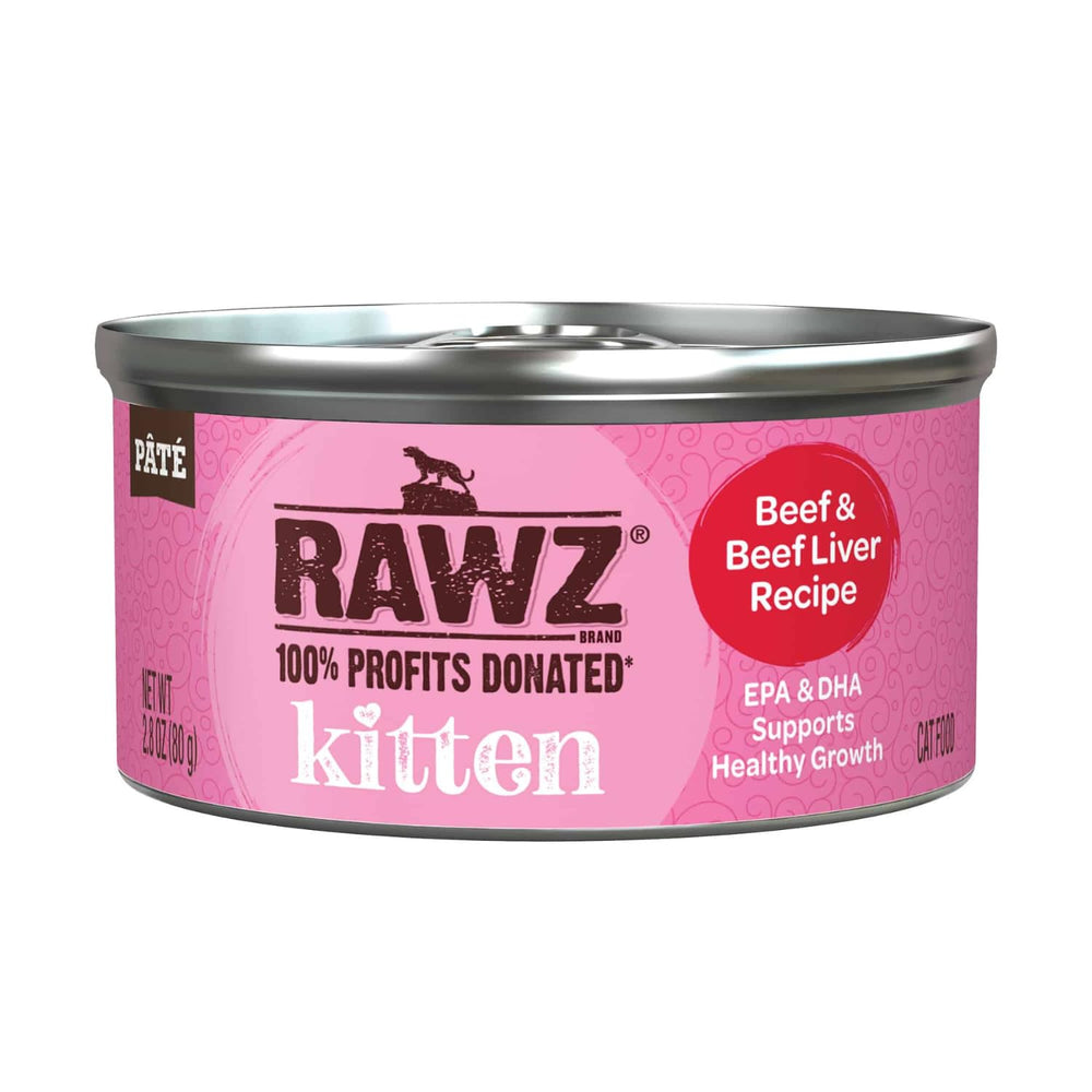 Rawz all-natural ingredients label on can emphasizes clean ingredients