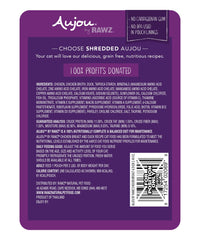 Rawz Aujou chicken-duck pouch sealed pack demonstrates convenient portion control