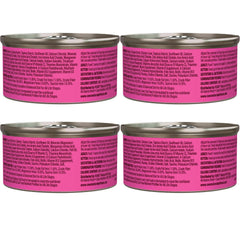 Rawz cat wet food tuna-chicken can-closeup with rich broth.