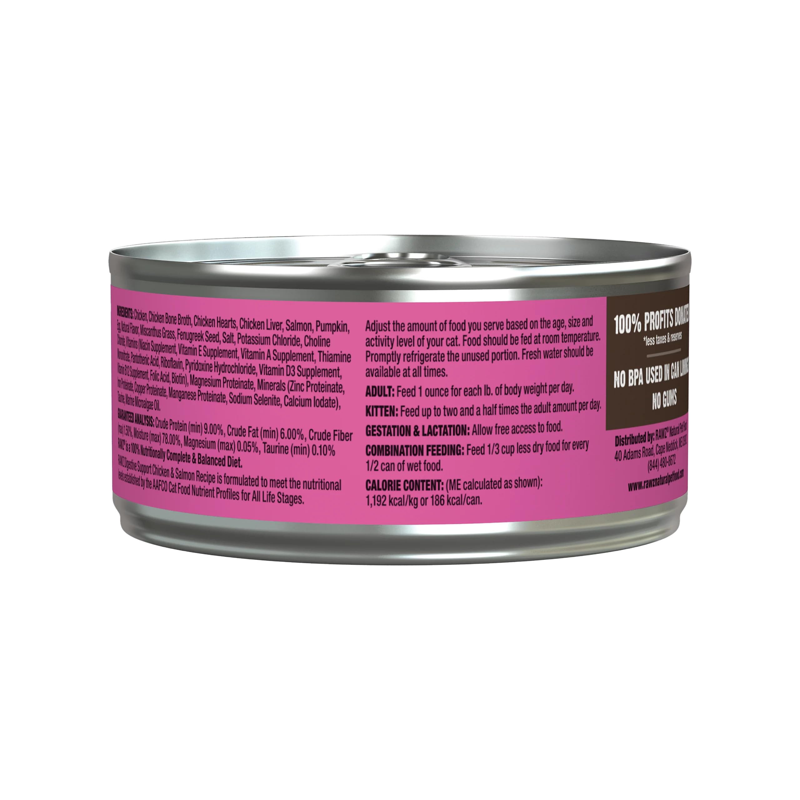Rawz Digestive Support serving bowl highlighting easy feeding and digestive-friendly nutrition